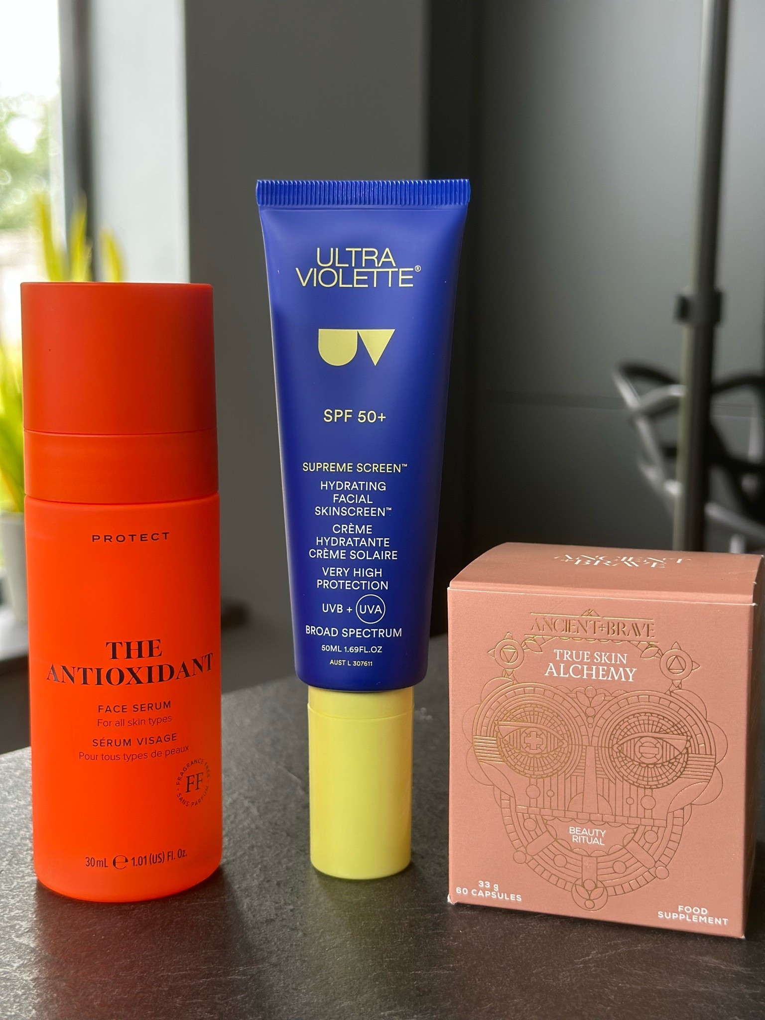 The ultimate skincare trio from Skin Rocks, @ancientandbrave and Ultra Violette. Protection from inside and out to hydrate and increase skins resilience.

#LTKbeauty