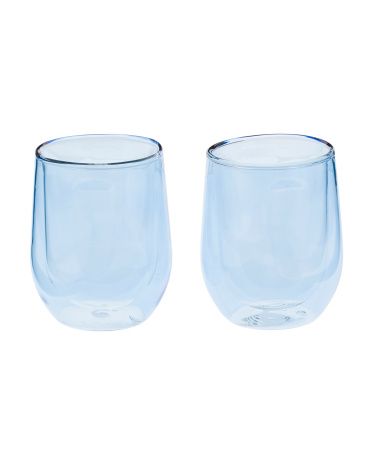 2pk Outdoor Acrylic Stemless Glass Set | Marshalls
