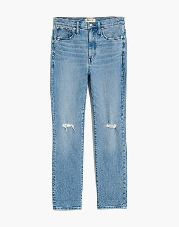 The Tall High-Rise Slim Boyjean in Bilston Wash: Ripped Edition | Madewell | Madewell