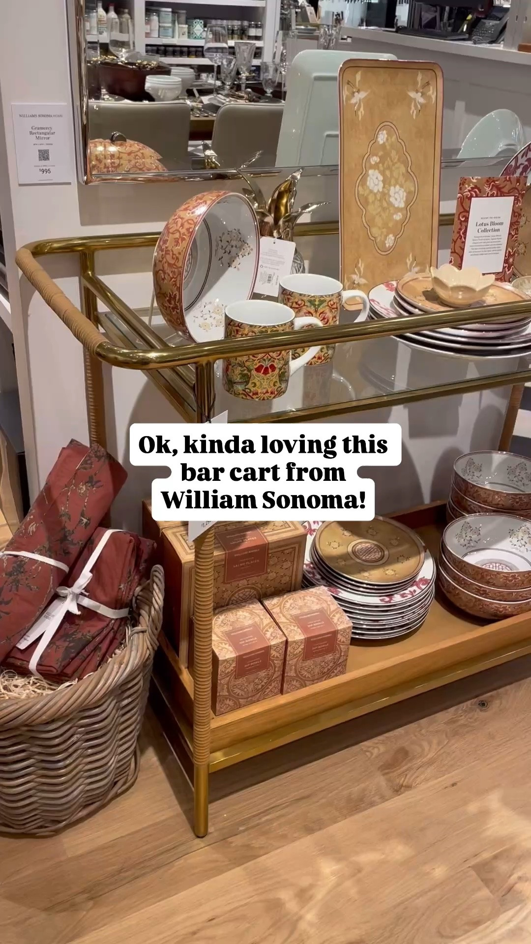 Loving this bar cart for holiday hosting this year! So pretty in a kitchen or formal dining room! #holiday #entertaining #christmasparty

#LTKHome #LTKSeasonal