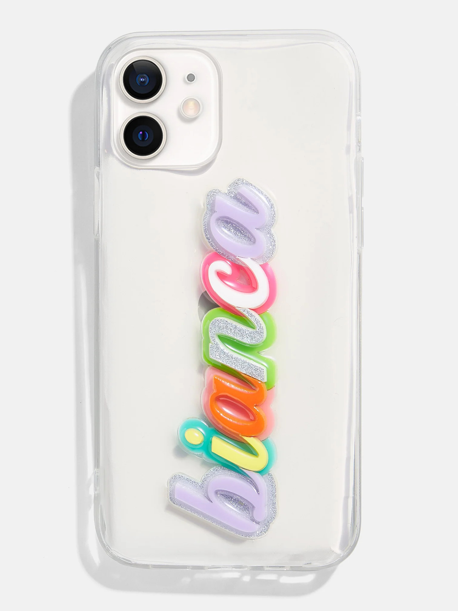 Color Me Happy Custom iPhone Case - Clear/Multi | BaubleBar