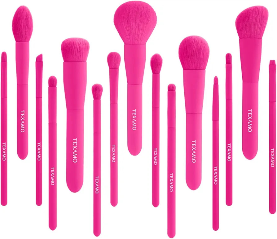 Makeup Brush Set, 15 Piece Quality Makeup Brushes, Premium Synthetic Make Up Brushes for Foundati... | Amazon (US)