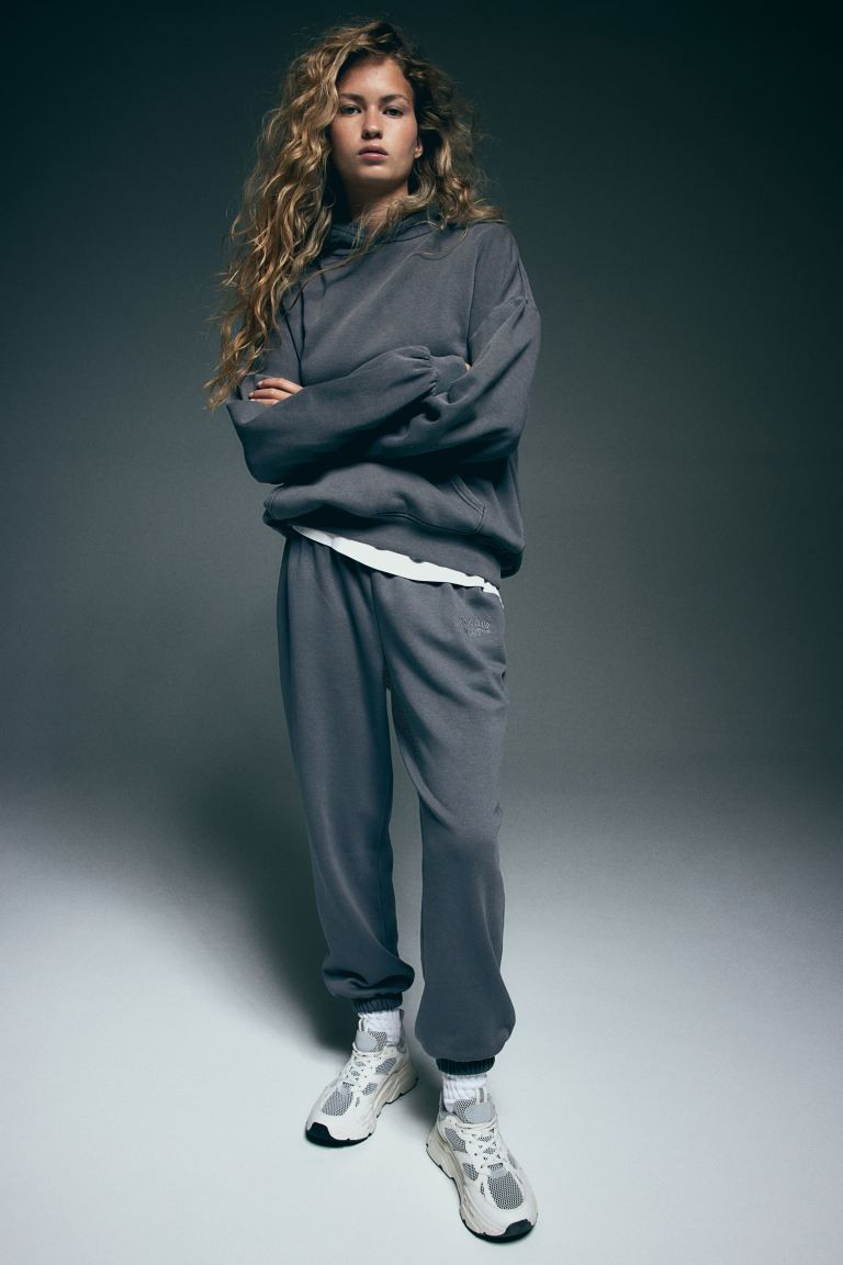 Oversized Washed-look Hoodie | H&M (US + CA)