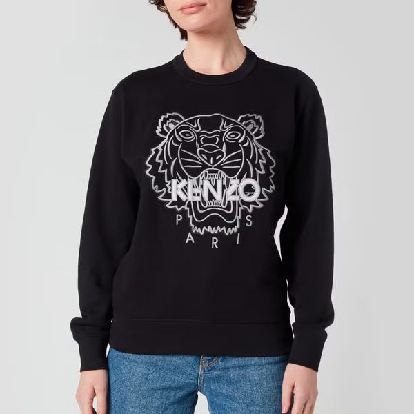 KENZO Women's Tiger Classic Sweatshirt - Black | Coggles (Global)