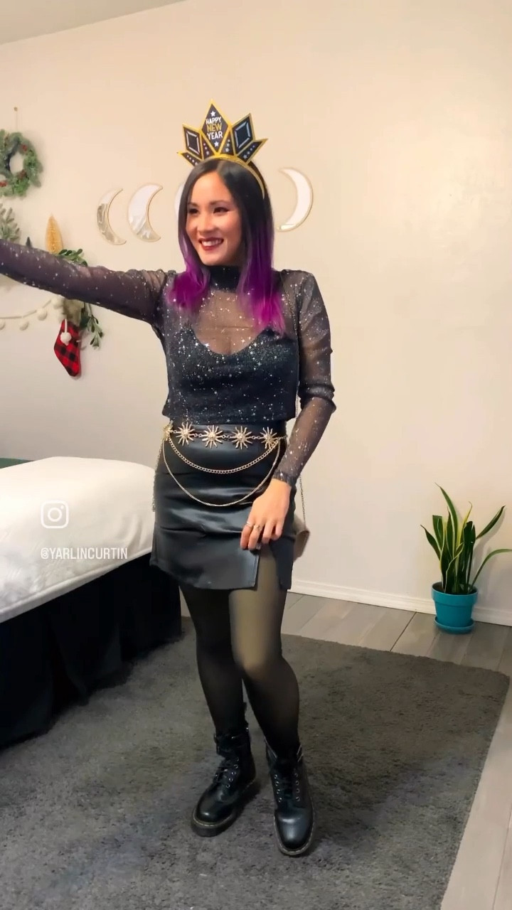 All black outfits + celestial details ✨