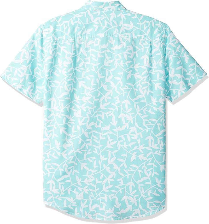 Amazon Essentials Men's Regular-Fit Short-Sleeve Linen Cotton Shirt | Amazon (US)
