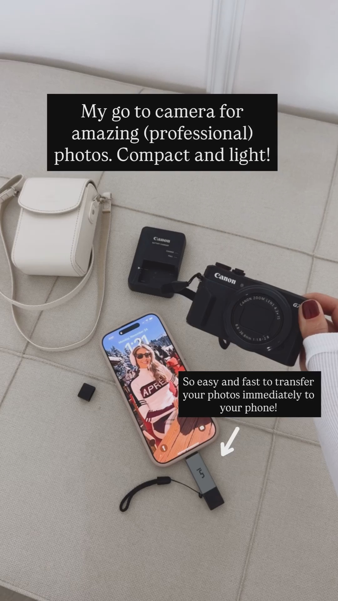 Travel essential 
My go to camera for amazing (professional)
photos. Compact and light!
So easy and fast to transfer your photos immediately to your phone!


#LTKU #LTKTravel #LTKdayinmylife
