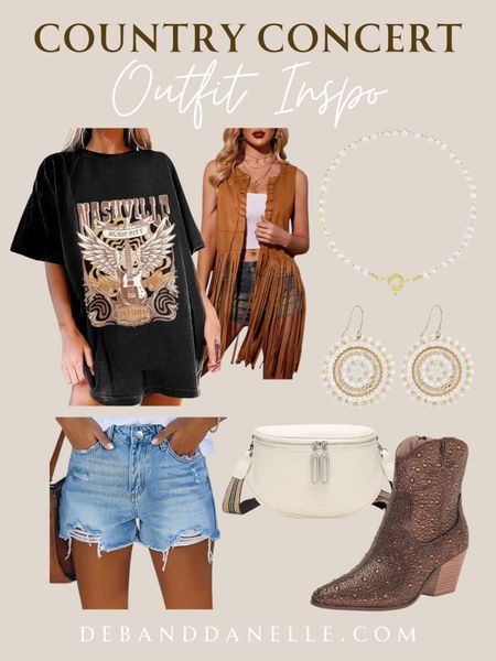 Country Concert outfits are trending so here are my picks for a fun and comfortable concert outfit for this Summer! #countryconcert #countryconcertoutfit #summeroutfit 

#LTKmidsize #LTKSeasonal