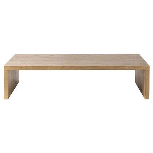 Hathaway Toasted Ash Thick Coffee Table | Kathy Kuo Home