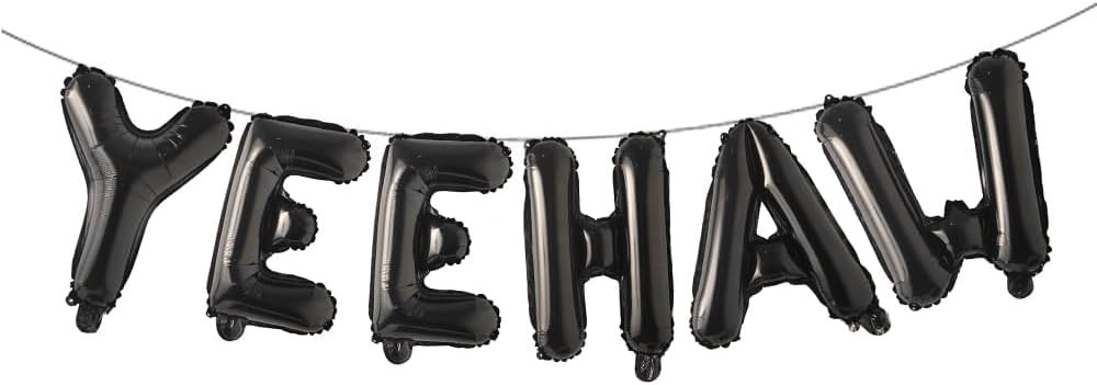 Yeehaw Balloons First Rodeo Birthday Party Decorations Boy Cowboy girl Balloon Wild West Western ... | Amazon (US)
