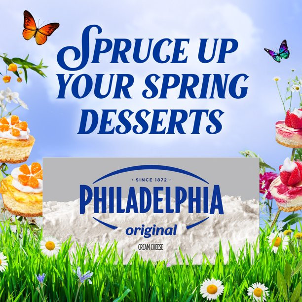 Philadelphia Original Cream Cheese, 8 oz Brick | Walmart (US)