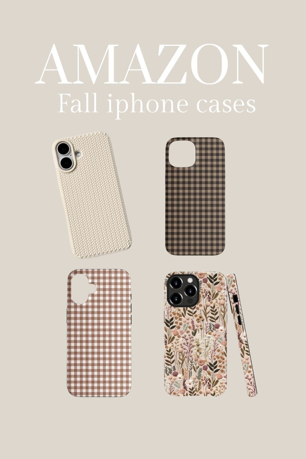 Cute iPhone cases for Fall. All from Amazon. 

#LTKSeasonal #LTKStyleTip #LTKFindsUnder50