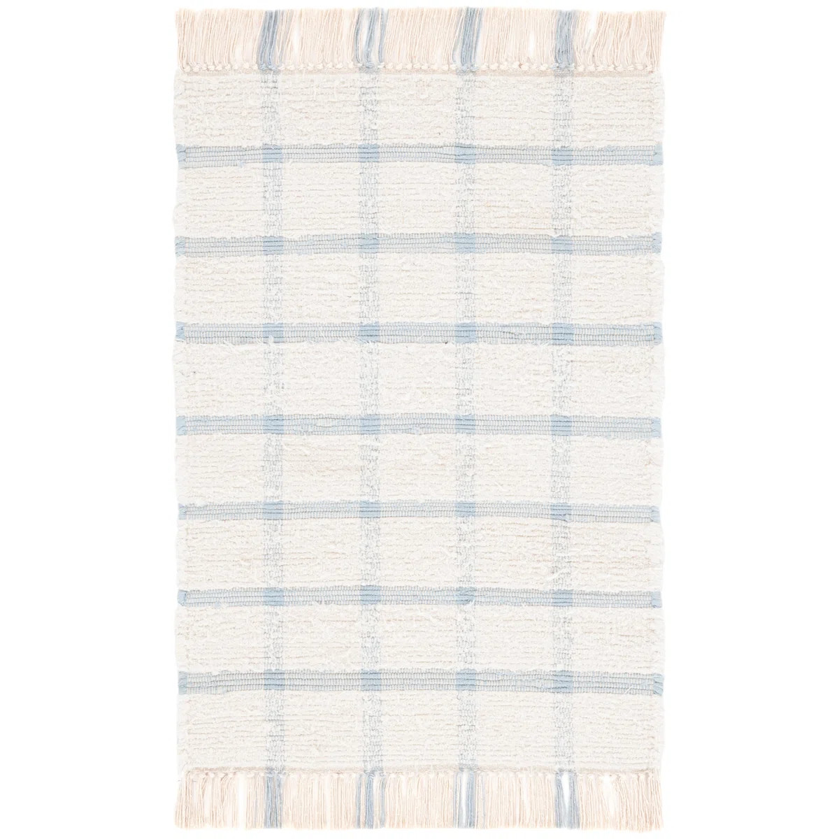 Fernande Handwoven Recycled Cotton Plaid Rug | Wayfair North America
