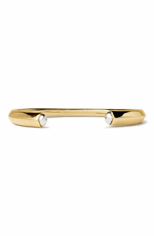 Kate Spade New York two tone cuff bracelet in Gold/Silver at Nordstrom | Nordstrom