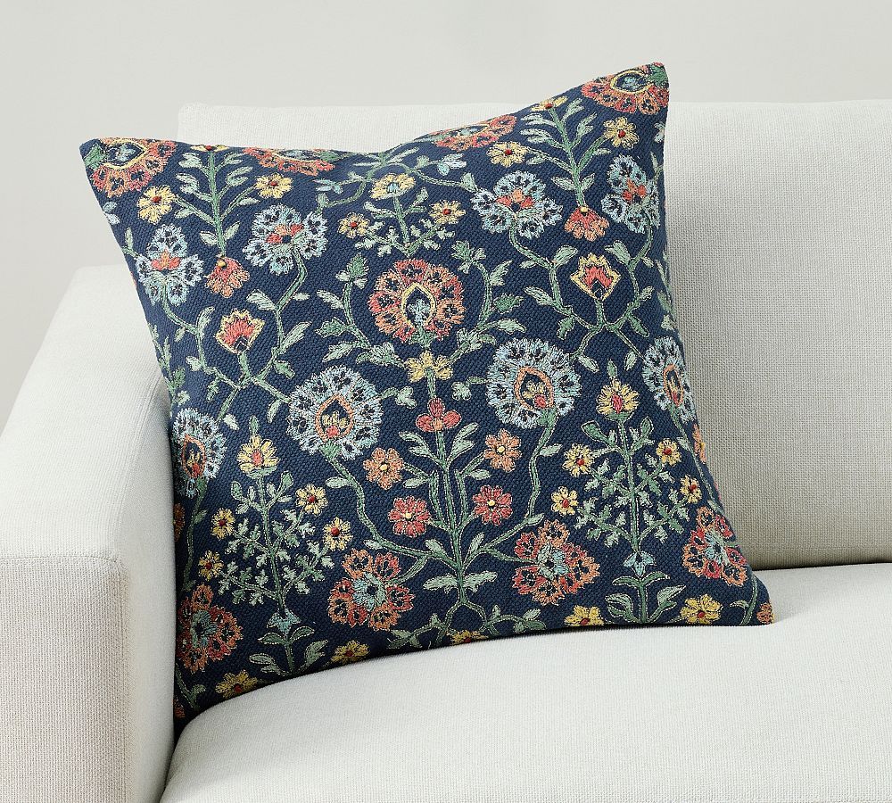 Jannika Embroidered Pillow | Pottery Barn (US)