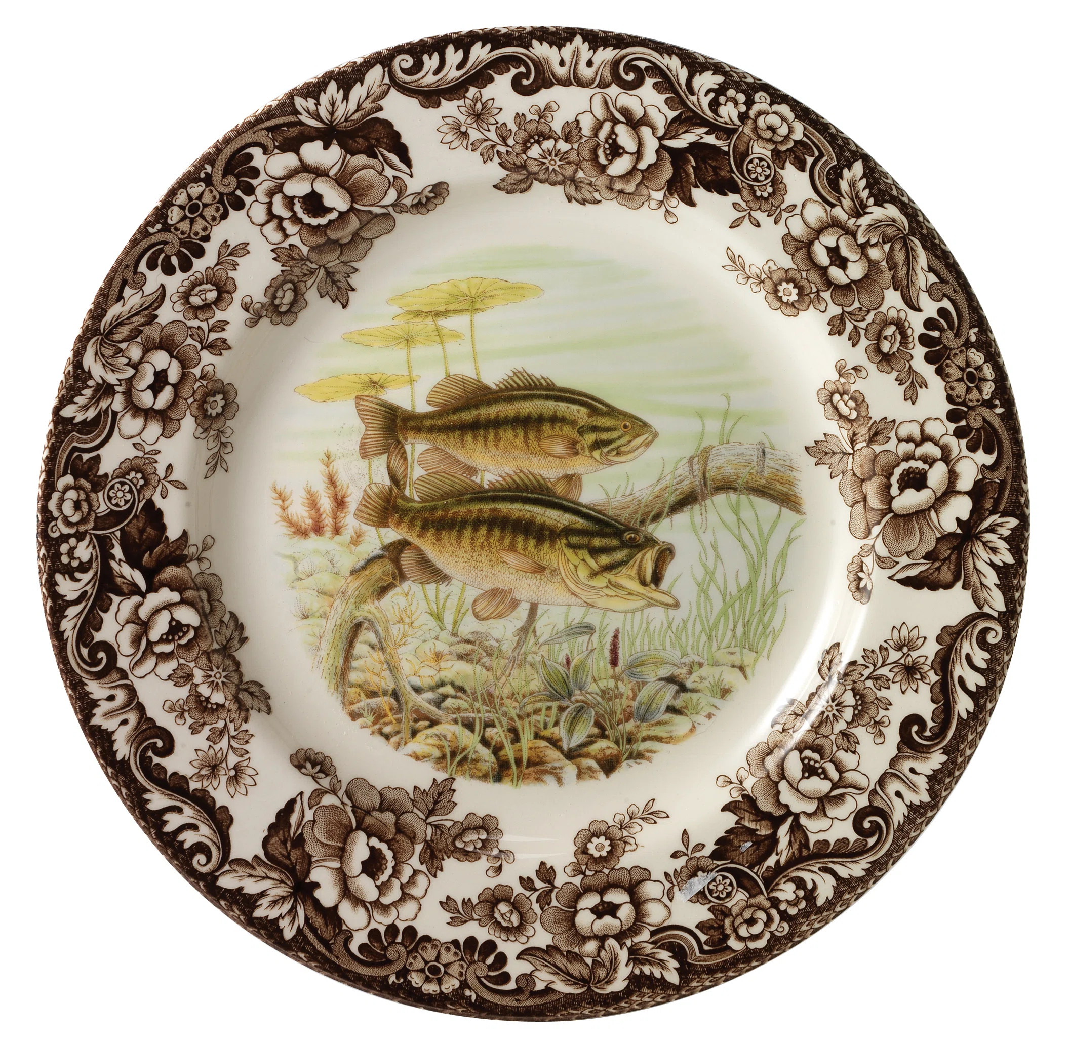 Spode Woodland Fish Salad Plate 8" Bass | Wayfair North America