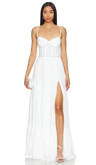 Gwen Gown in White | Revolve Clothing (Global)