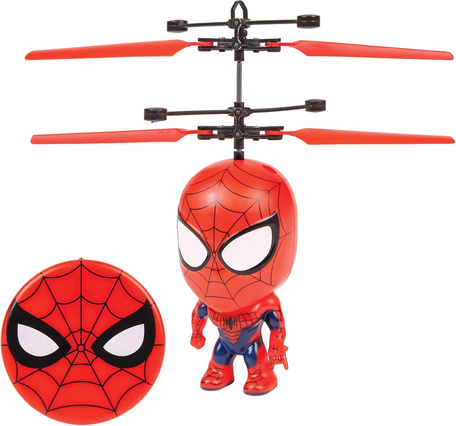World Tech Toys Marvel Spider-Man Big Head Helicopter Toy – Motion Sensored Flying Toy for Kids - Marvel Licensed - Kids 6+ | Amazon (US)