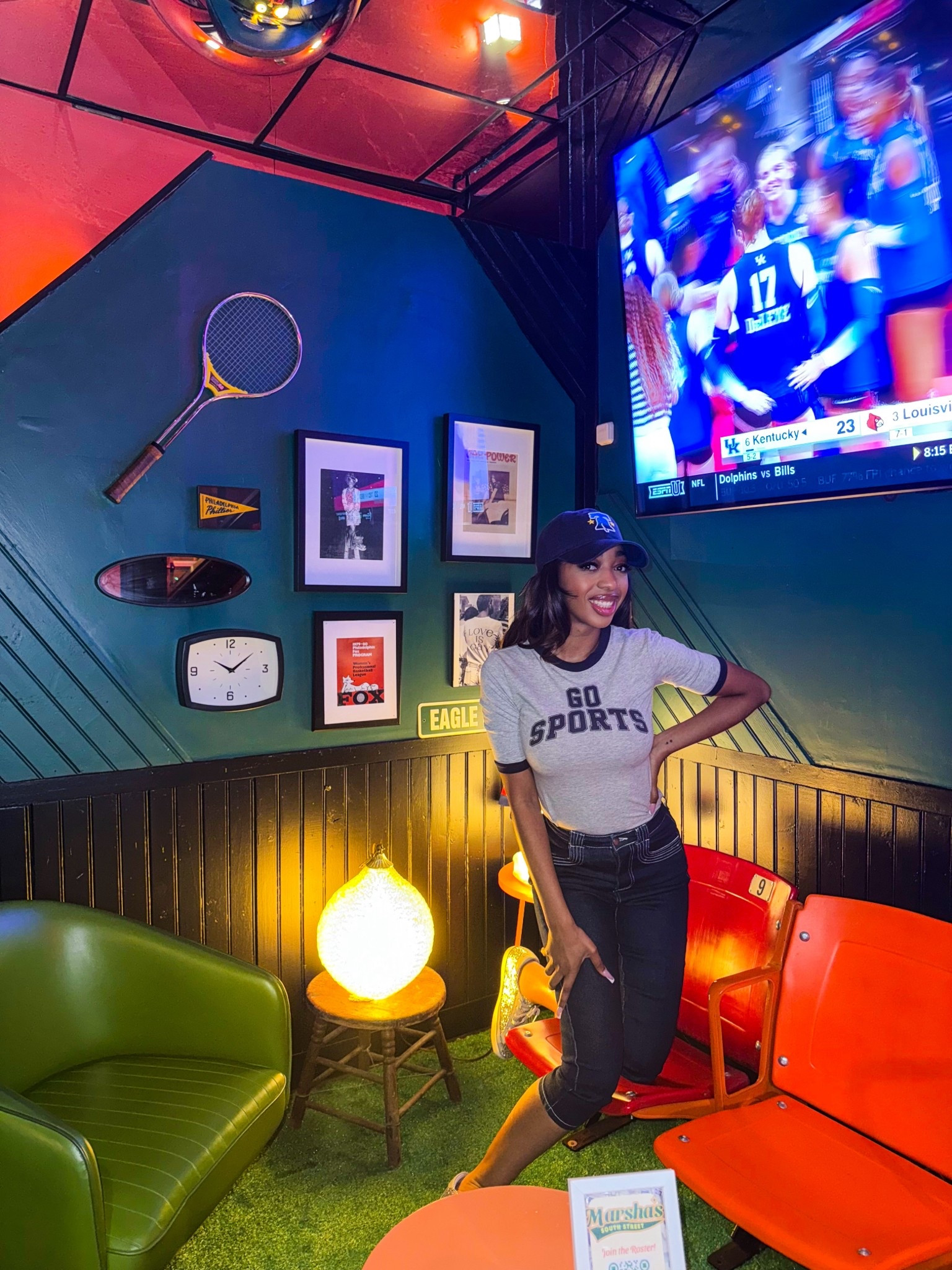 City Connect baseball hat to keep it cute but casual 