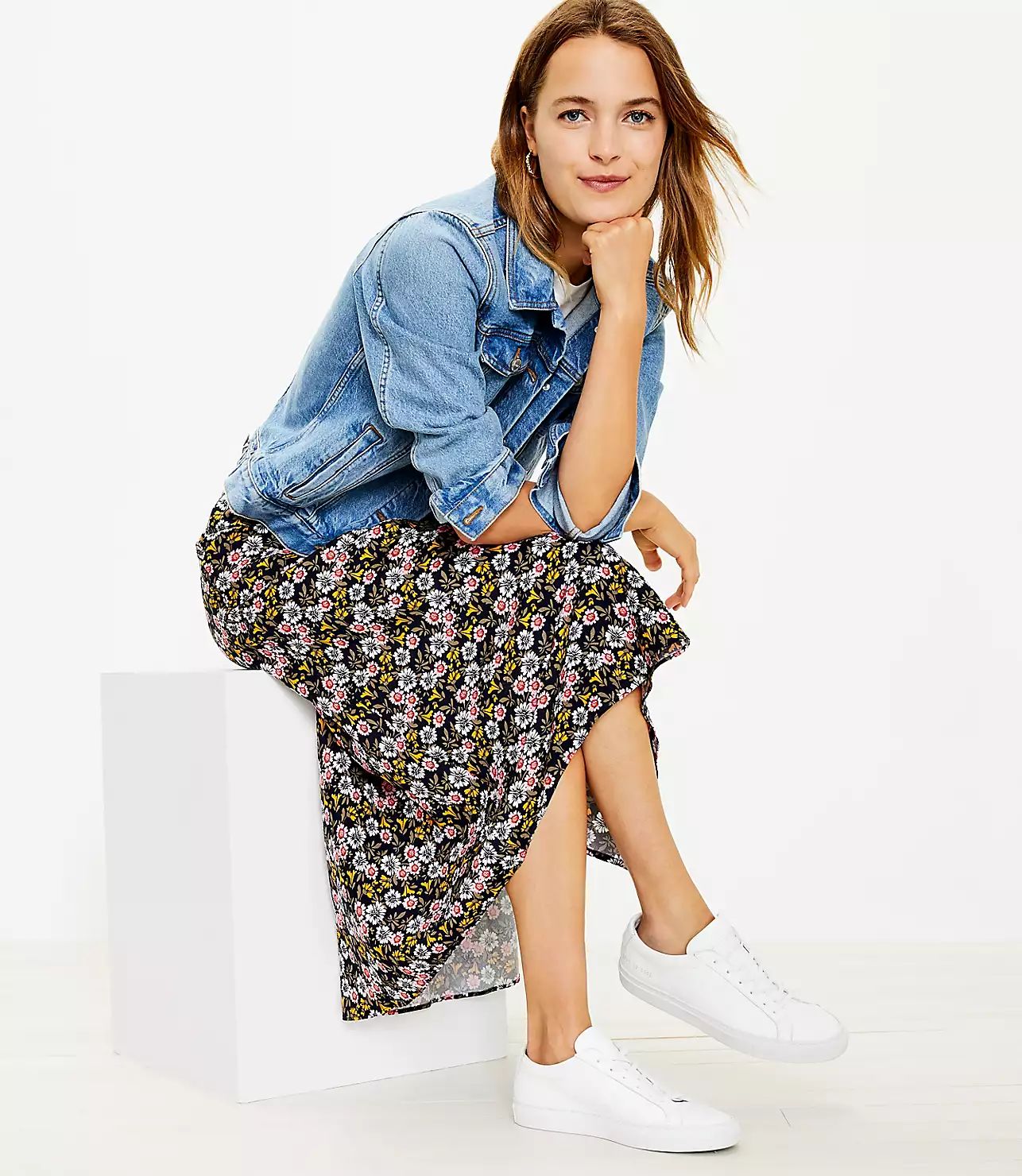 Floral Maxi Skirt | LOFT