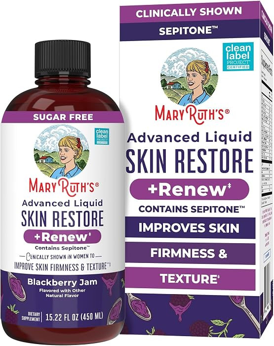 MaryRuth's Liquid Skin Restore + Renew | Clinically Shown in Women to Reduce Fine Wrinkles & Impr... | Amazon (US)