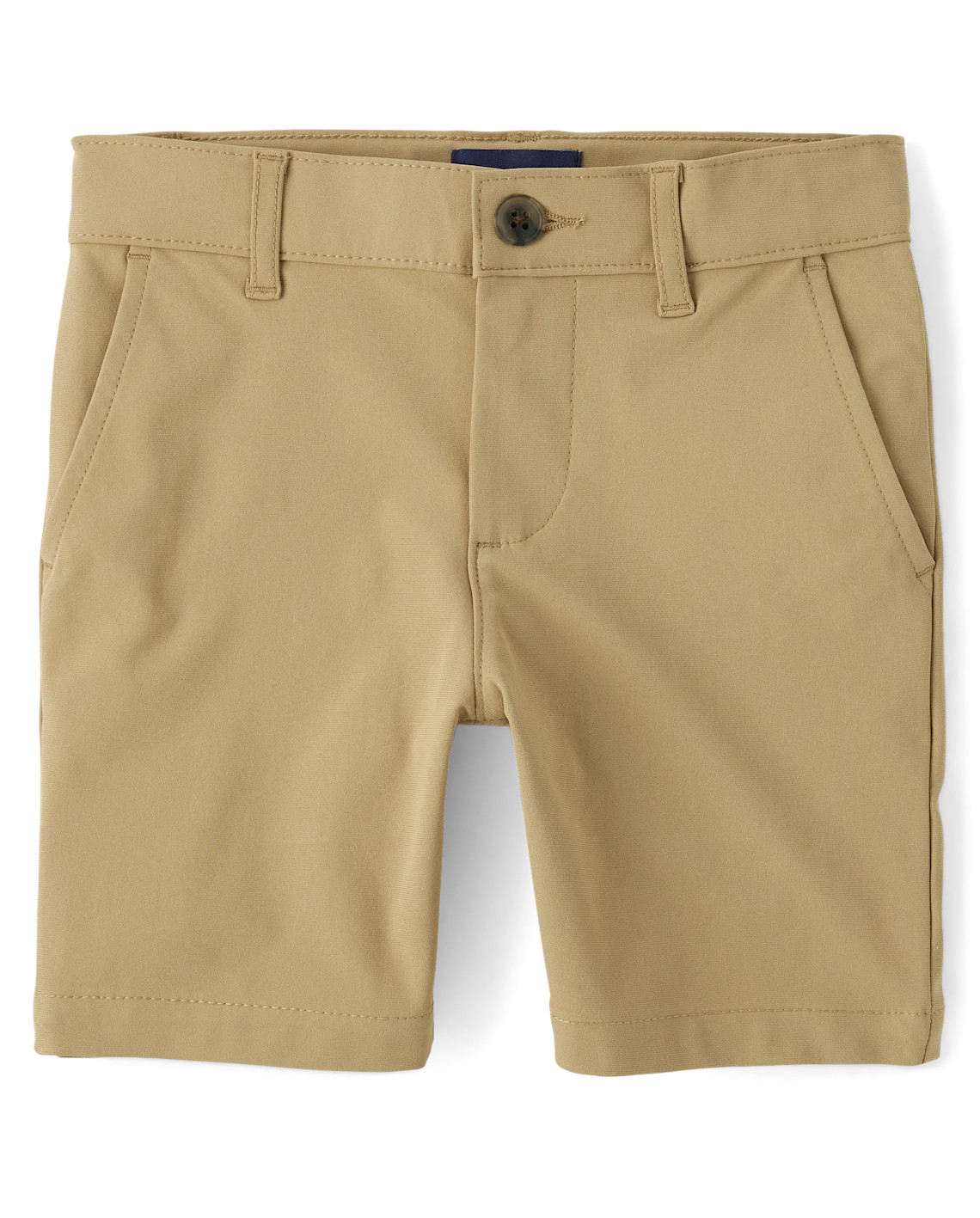 Boys Uniform Quick Dry Premium Chino Shorts - tan | The Children's Place
