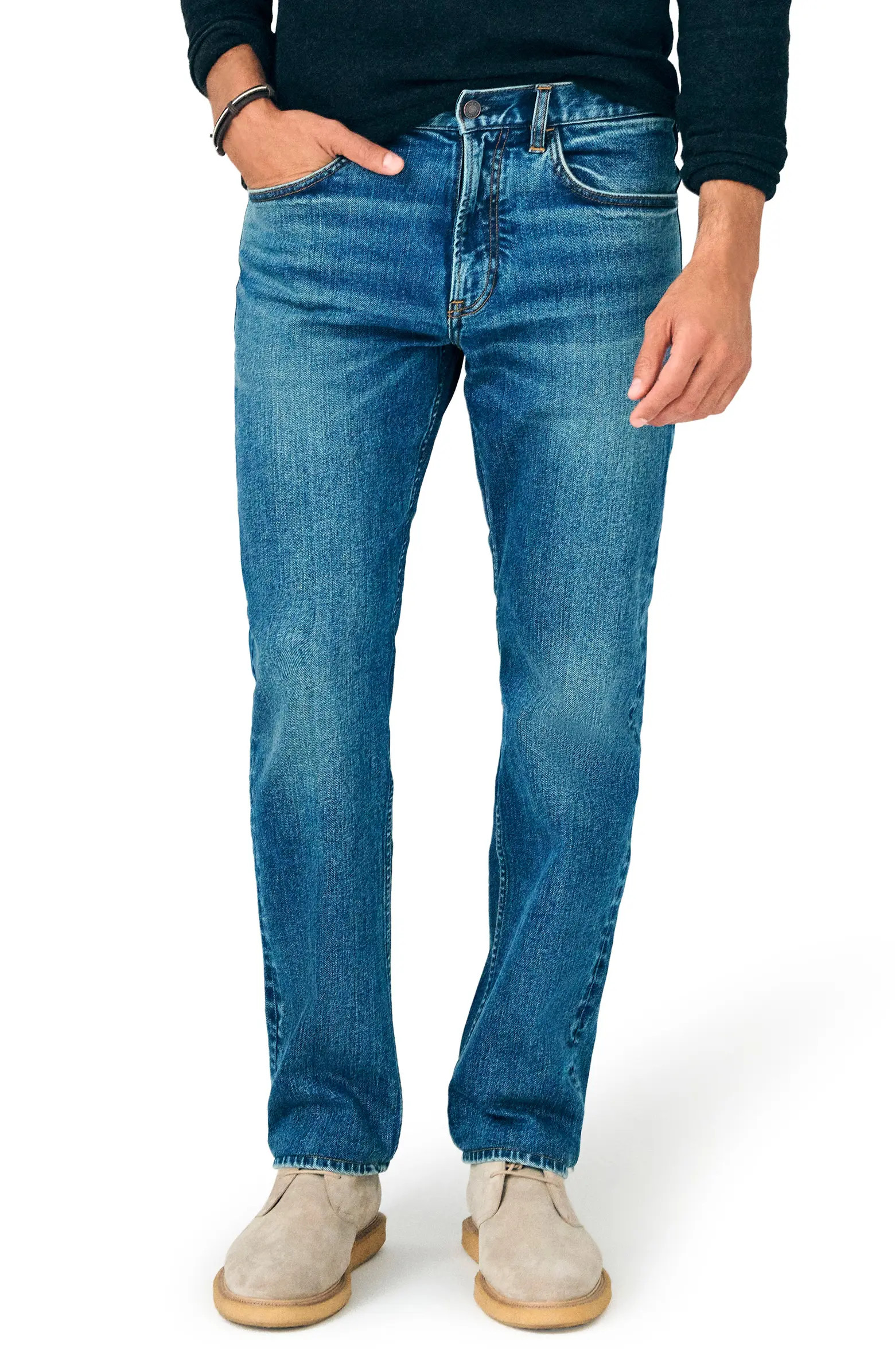 Slim Straight Leg Organic Cotton Jeans | Nordstrom