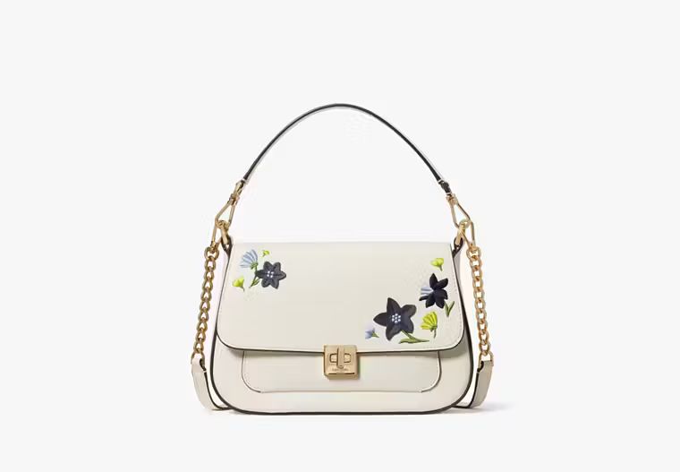 Phoebe Floral Applique Flap Crossbody | Kate Spade Outlet