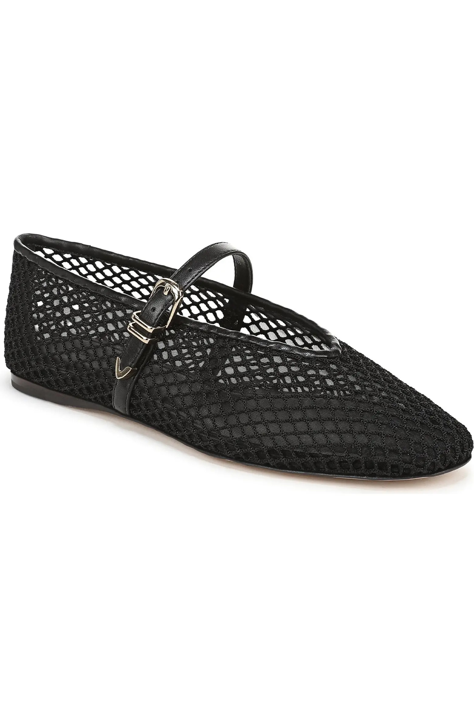 Margot Mesh Mary Jane Flat (Women) | Nordstrom