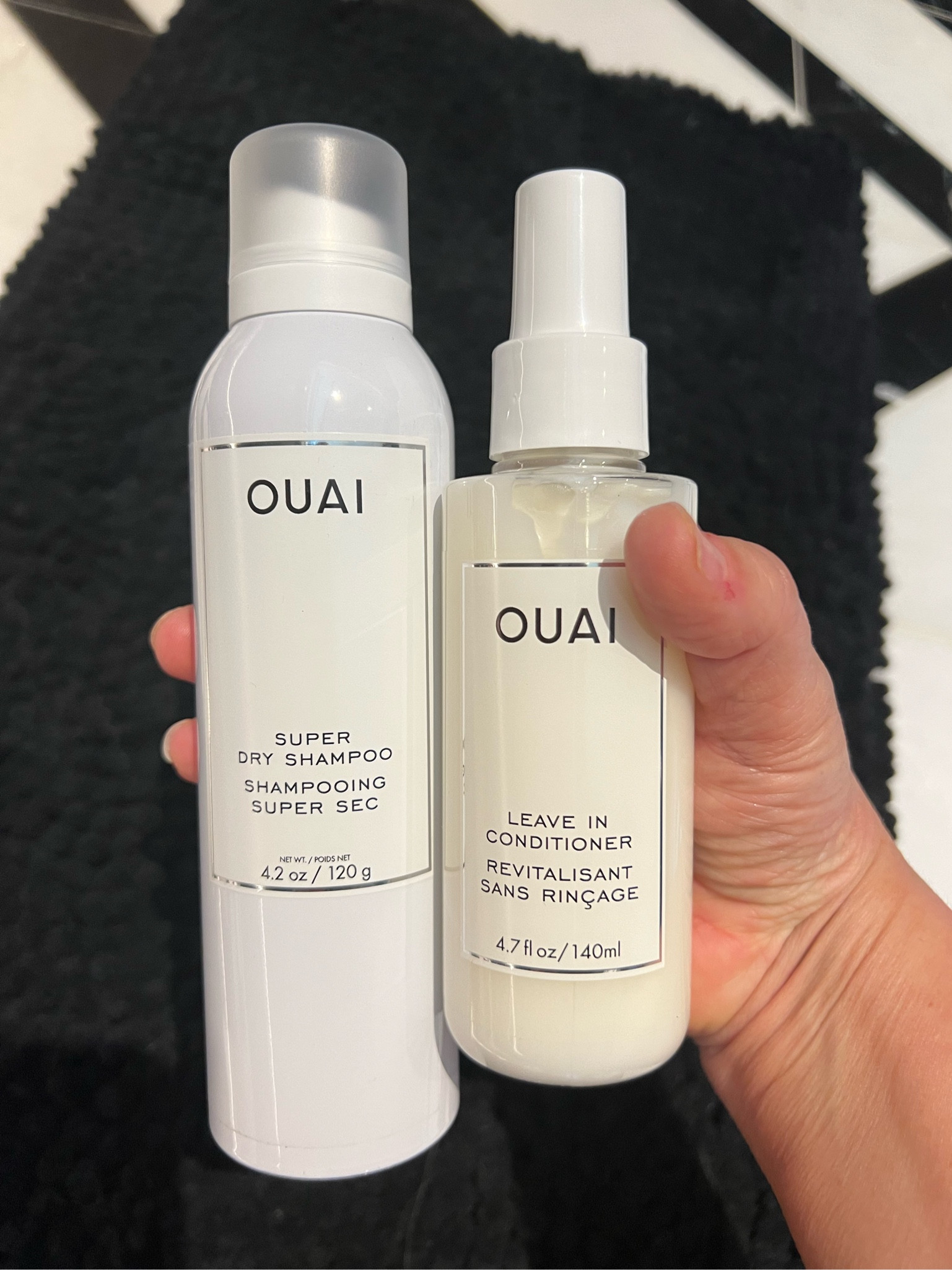 Ouai Hair Faves
Ouai Super Dry Shampoo
Ouai Detangling and Frizz Fighting Leave In Conditioner

#LTKunder50 #LTKunder100 #LTKbeauty