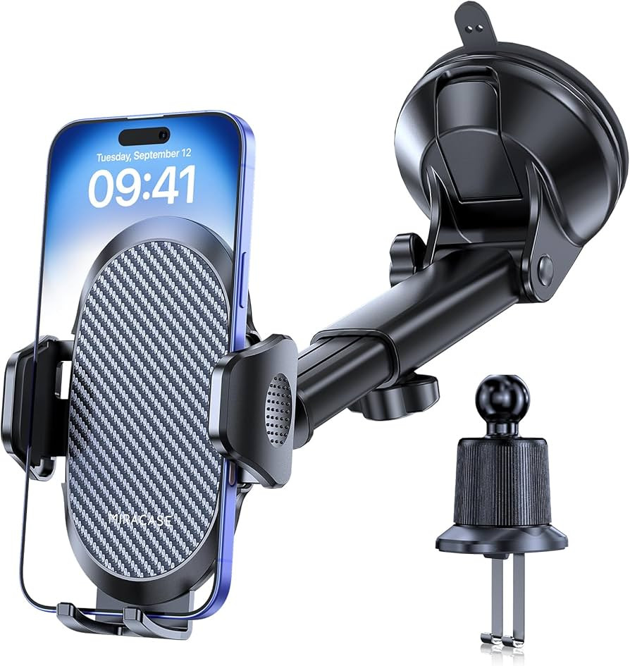Miracase 3-in-1 Cell Phone Holders for Your Car, Universal Car Phone Holder Mount for Dashboard A... | Amazon (US)
