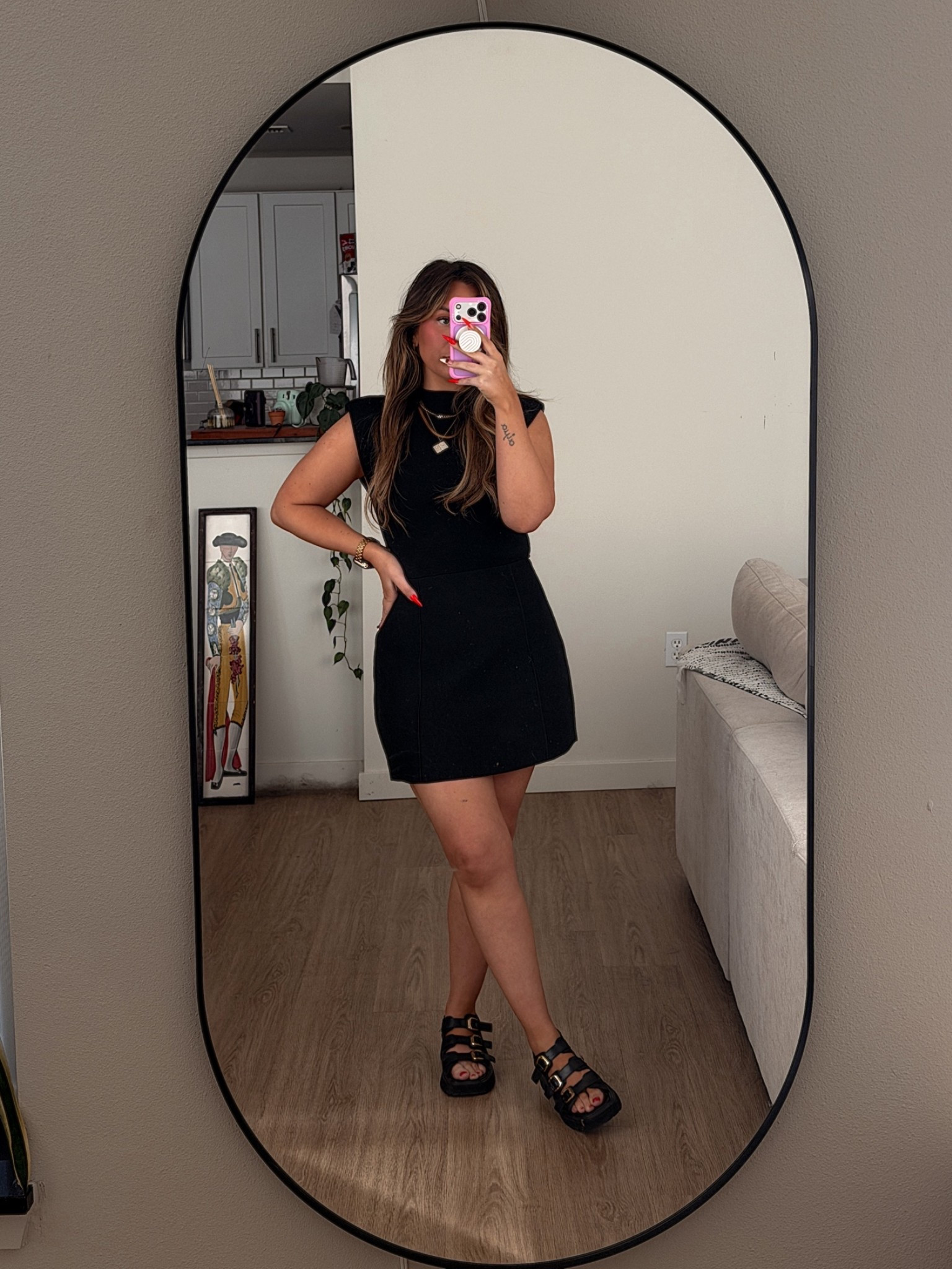 dress - mango (exact linked on shopmy)
sandals - amazon

#LTKootd #LTKWorkwear #LTKgrwm