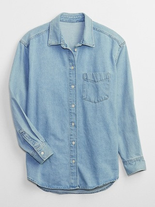 Denim Big Shirt | Gap Factory