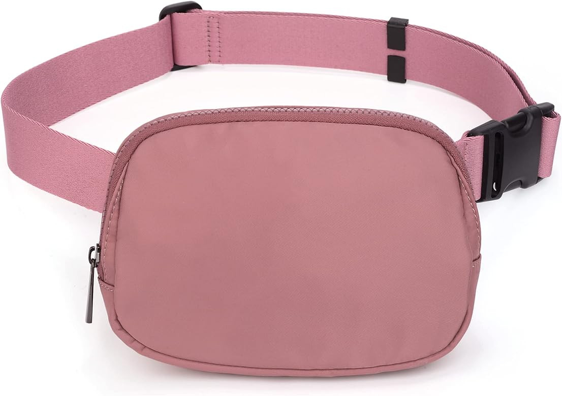 Uromee Fanny Packs for Women Fashion Belt Bag Waist Bag Lightweight Travel Running Hiking Adjustable | Amazon (US)