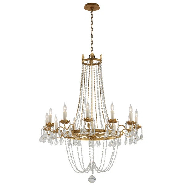 Lucrezia 12 - Light Candle Style Empire Chandelier | Wayfair North America
