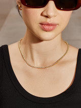 Amalie Bezel Tennis Necklace | BaubleBar