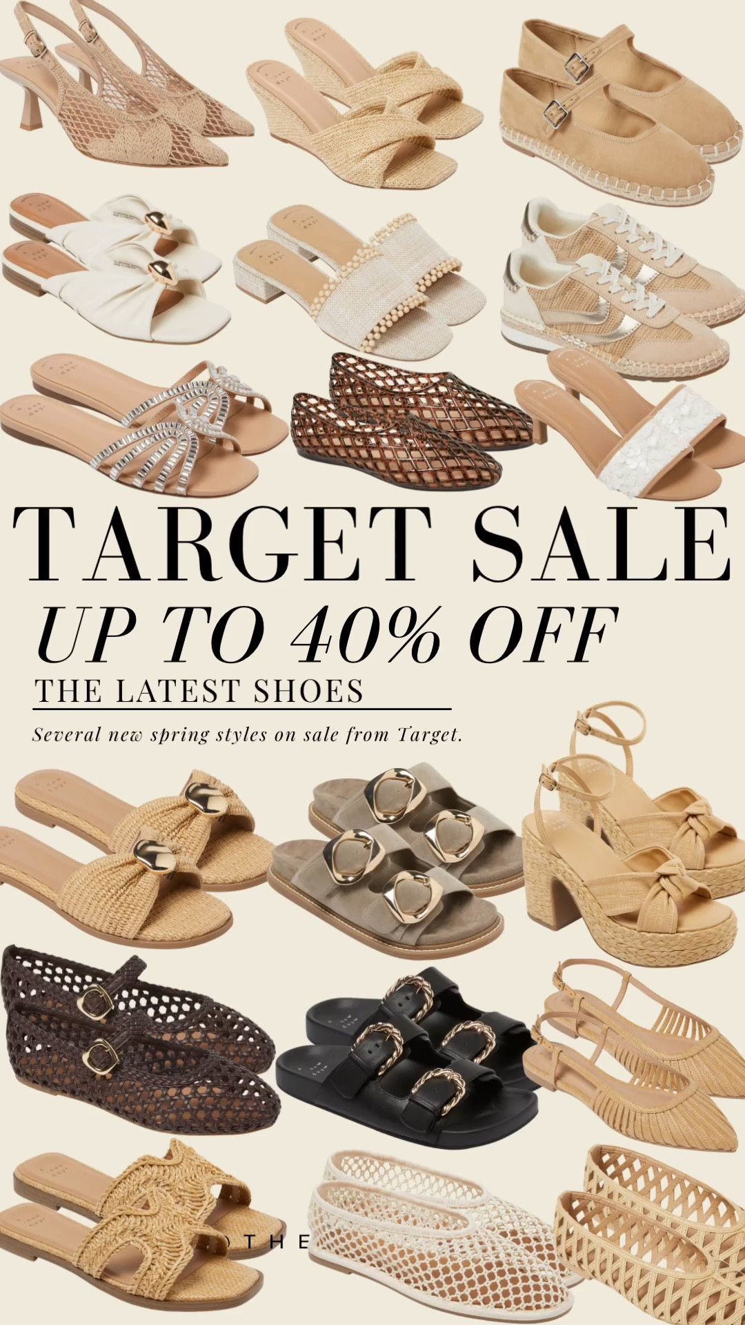 Up to 40% off shoes for all from Target! Includes new arrivals. 

Shoe crush. Sandals. Shoe sneakers  

#LTKSeasonal #LTKSaleAlert