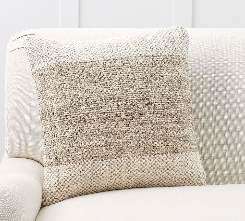 Nara Woven Pillow Cover, 20"", Natural Multi | Pottery Barn (US)