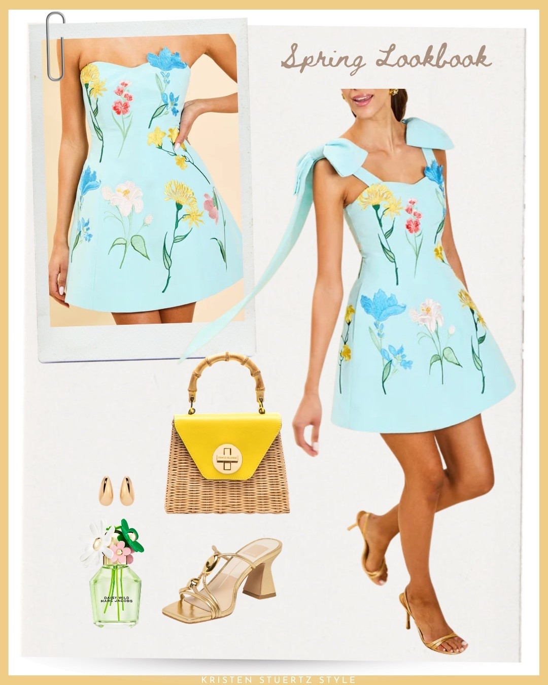 A fun and colorful dress to embrace spring! I’ve paired this floral mini dress by Mestiza New York with a Frances Valentine wicker bag, Dolce Vita gold sandals, and gold accessories. 

@ltk #date night outfits #spring outfits 2026 #spring dresses #easter dress women #vacation outfits beach #ltkshoecrush #ltkootd

#LTKTall #LTKOver40 #LTKSeasonal