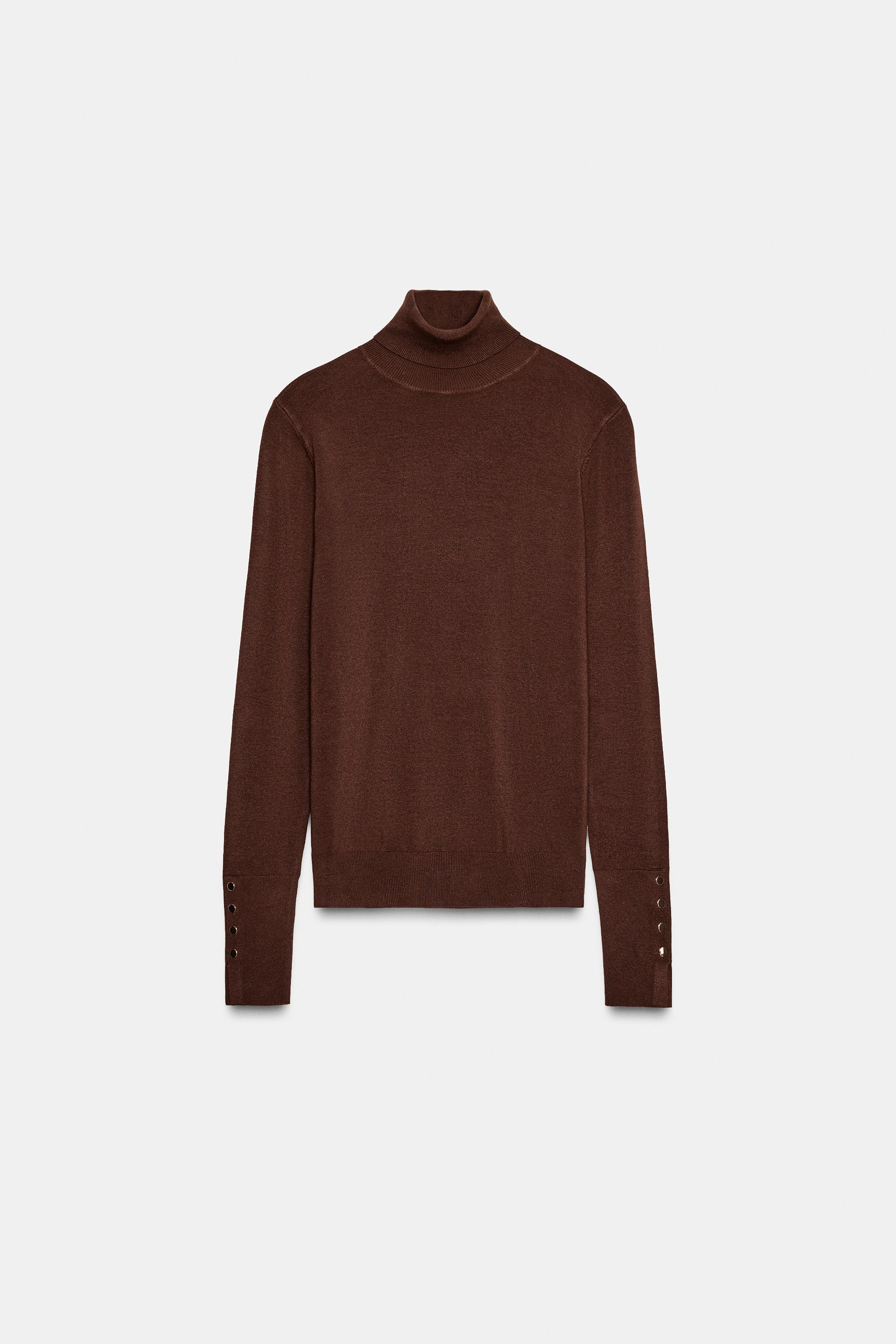 BASIC PLAIN KNIT JUMPER | Zara US