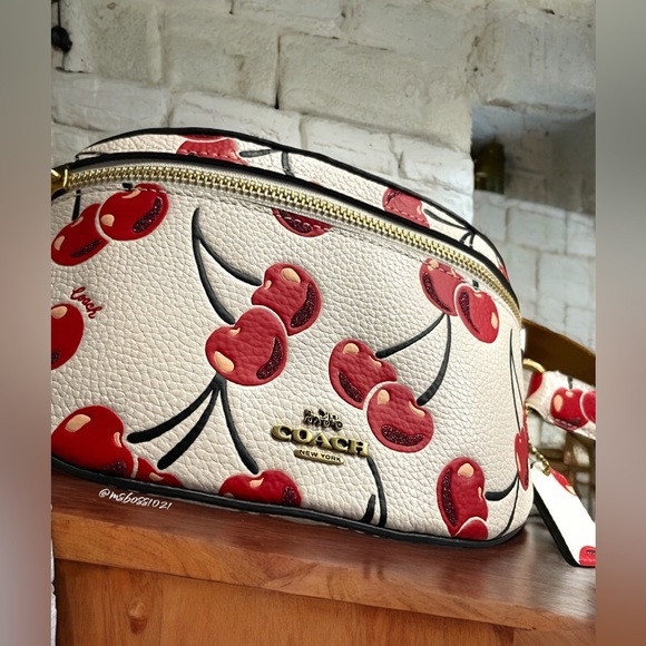 COACH Bethany Belt Bag With Cherry Print NWT | Poshmark