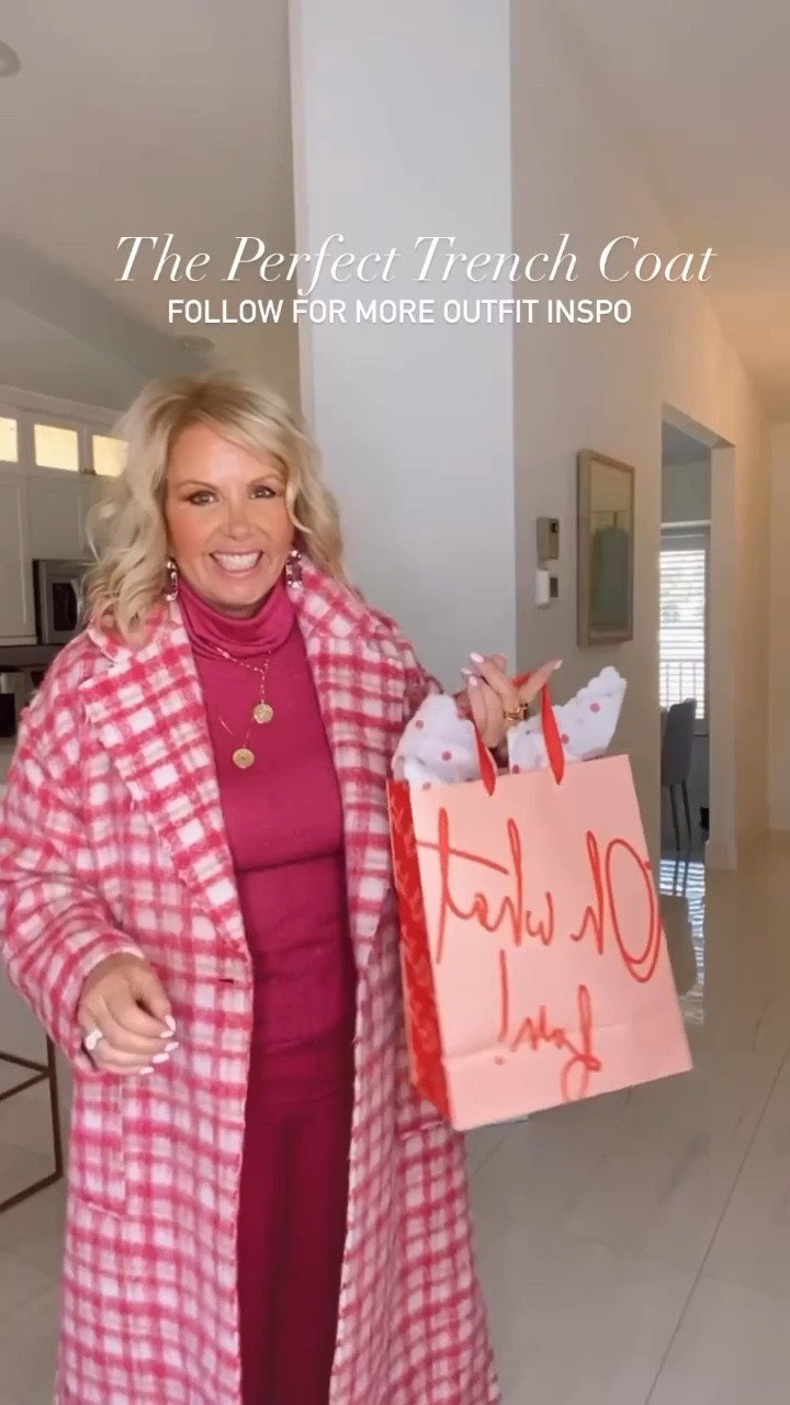 Loving this matching set and coat from @neverfullydressed! You can mix them up and create so many outfits with it. I love this pink this trench coat  is perfect to step up your pop of color this season! 

LTKGiftGuide #LTKHoliday #LTKSeasonal
