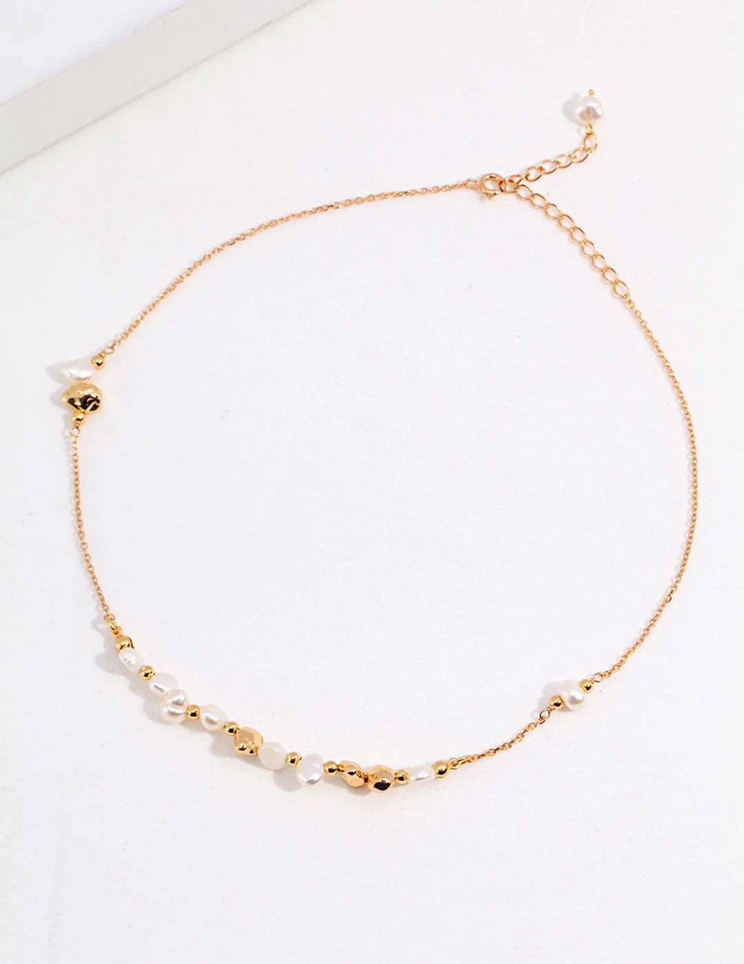 Pearl and Gold Bead Necklace - 18k Gold Jewelry by Apelila | Apelila Jewelry