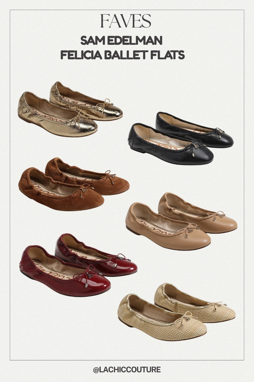 Fave Ballet Flats @samedelman Felicia Ballet Flats #lachiccouture

#LTKgrwm #LTKootd #LTKWorkwear