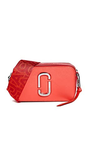Marc Jacobs Women's The Snapshot Bag, Electric Orange Multi, One Size | Amazon (US)