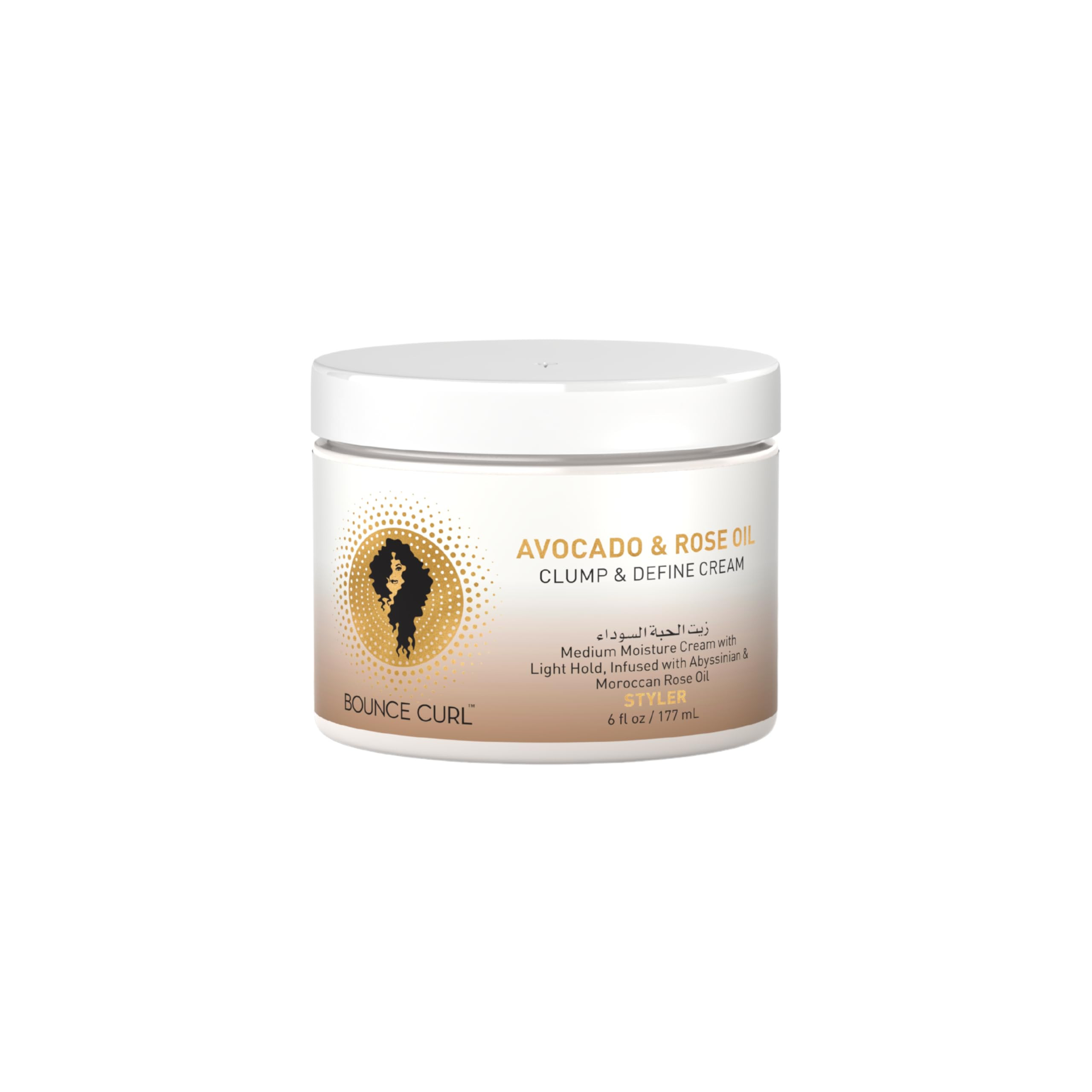 Bounce Curl Avocado & Rose Oil Clump and Define Cream, Enhance and Define Wavy, Curly, and Coily ... | Amazon (US)
