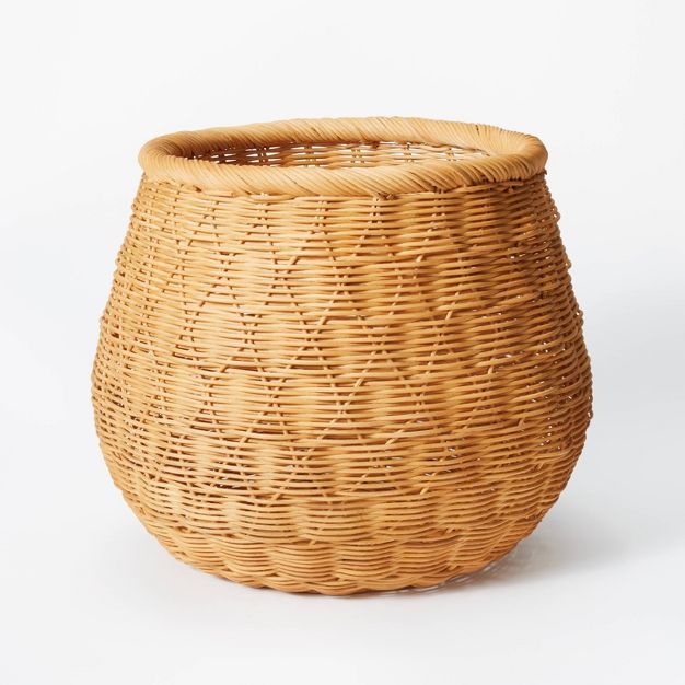 Medium Light Woven Round Basket - Threshold™ designed with Studio McGee | Target