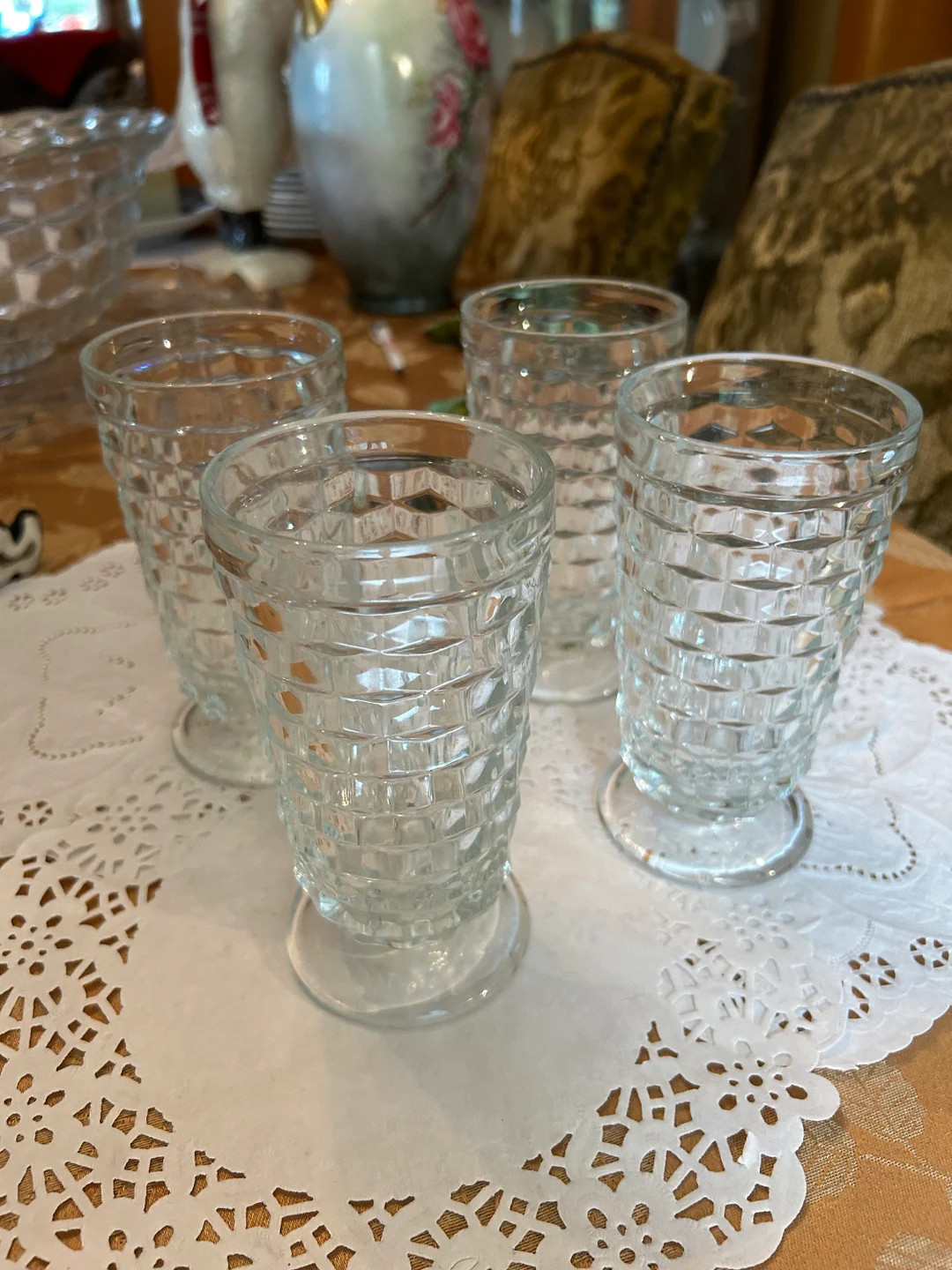 Lot of Vintage Whitehall Clear Water / Iced Tea Tumblers Looks Great With Fostoria America Mid Ce... | Etsy (US)