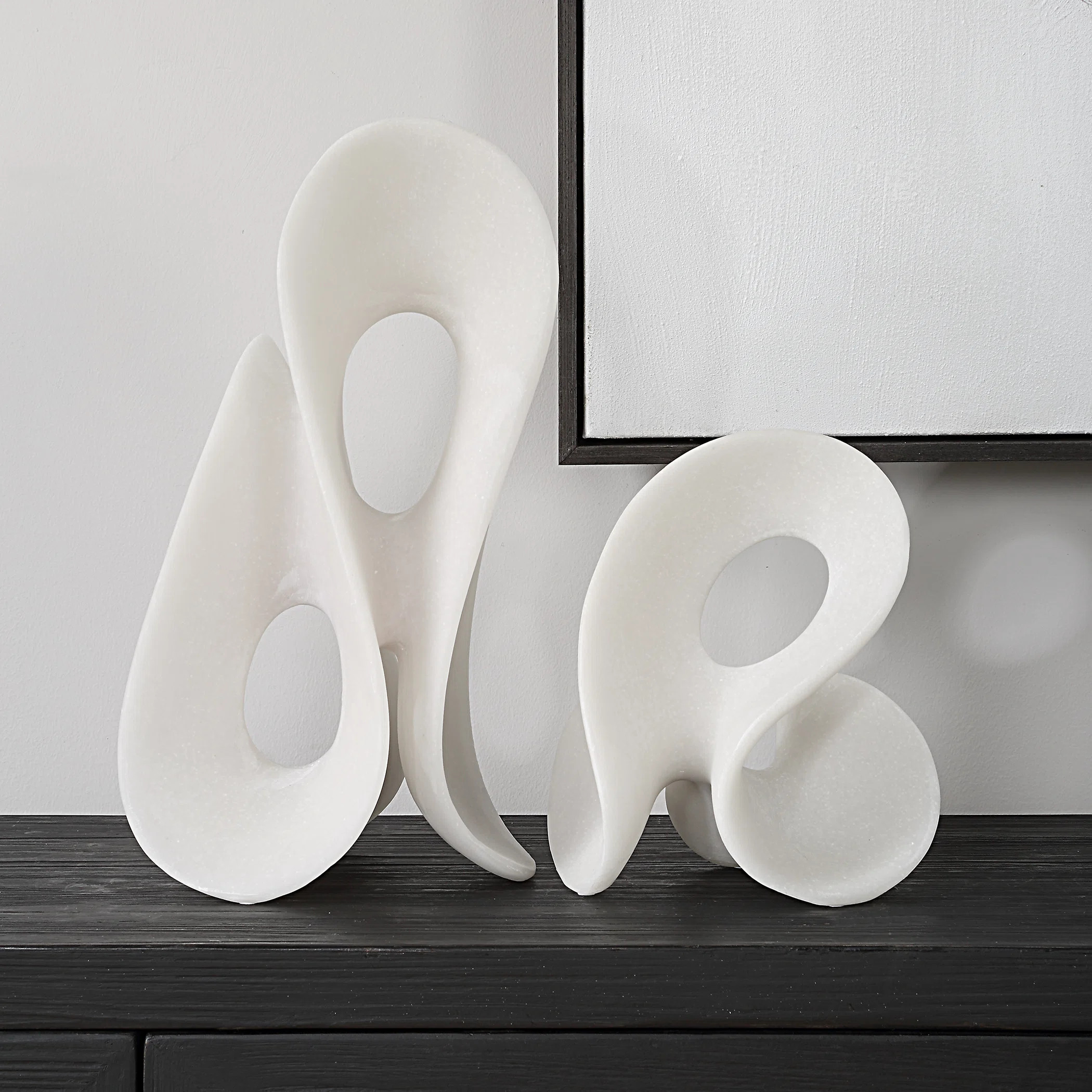 Ilionora White Sculptures Set | Wayfair North America