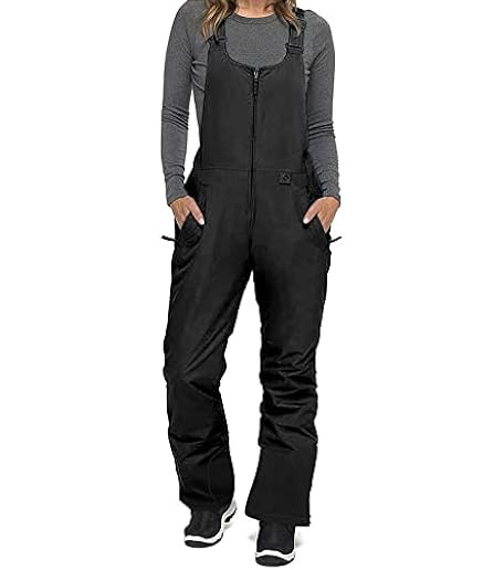 Arctic Quest Womens Ski Snow Bibs Pants Insulated Water Resistant Overalls Snowboarding Winter Wa... | Amazon (US)